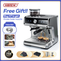HiBREW Barista Pro 19Bar fasola do Espresso, ekspres do kawy na poziomie komercyjnym z pełnym zestawem do kawiarni hotelowej restauracji H7 1